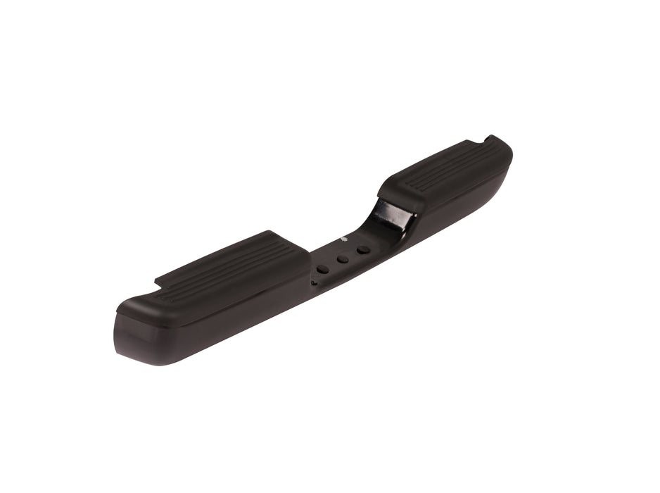CarPartsDepot, Black Rear Step Bumper Bar Assembly W/Brackets Replacement, 364-17125-20-BK CH1102370 82401315