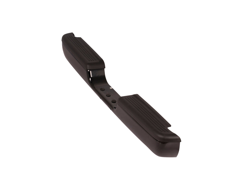 CarPartsDepot, Black Rear Step Bumper Bar Assembly W/Brackets Replacement, 364-17125-20-BK CH1102370 82401315