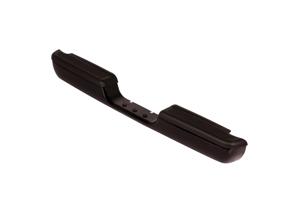 CarPartsDepot, Black Rear Step Bumper Bar Assembly W/Brackets Replacement, 364-17125-20-BK CH1102370 82401315