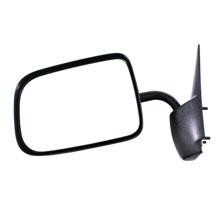 1994-1997 Dodge Ram 1500 2500 3500 Full Size Pickup Truck Manual Smooth Black Low Mount Type Folding (6x9 Glass) Rear View Mirror Left Driver Side (1994 94 1995 95 1996 96 1997 97)