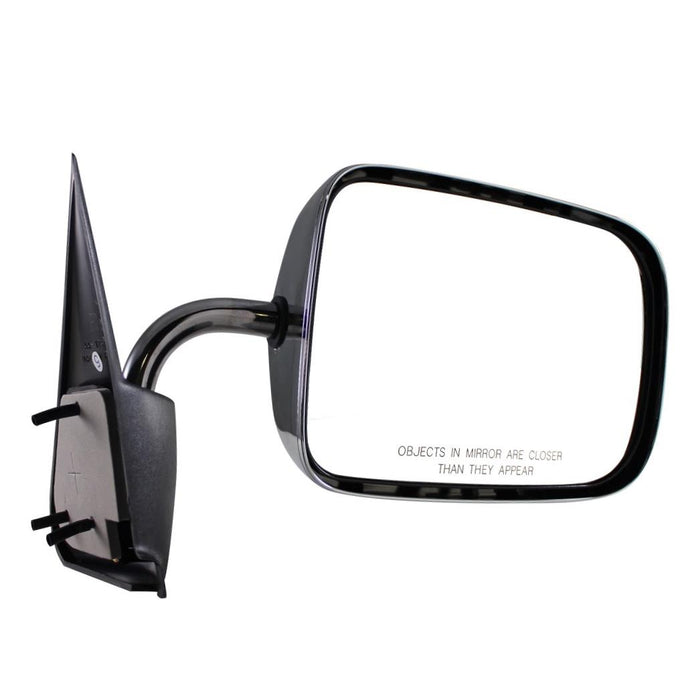 New Replacement Parts Front,Right CHROME MANUAL,FOLDING Side Mirror Compatible With Ram 2500,Ram 3500,Ram 1500 CH1321115