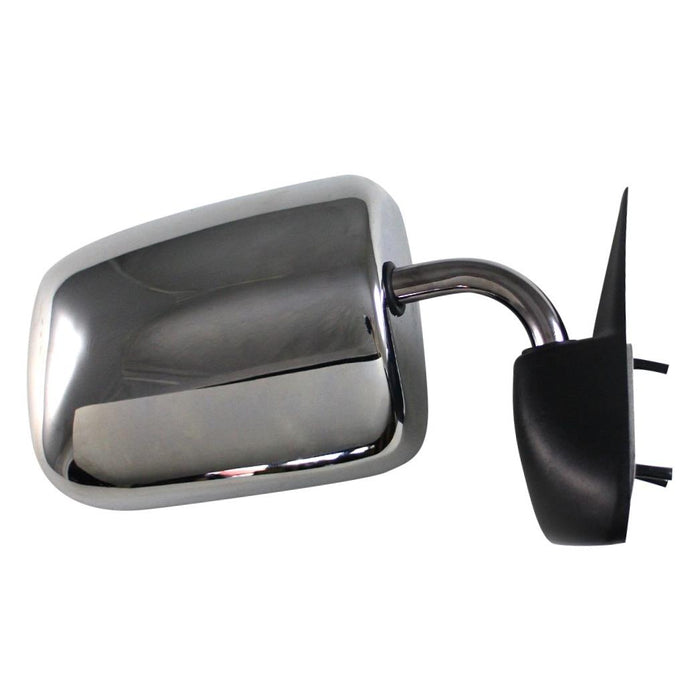 New Replacement Parts Front,Right CHROME MANUAL,FOLDING Side Mirror Compatible With Ram 2500,Ram 3500,Ram 1500 CH1321115