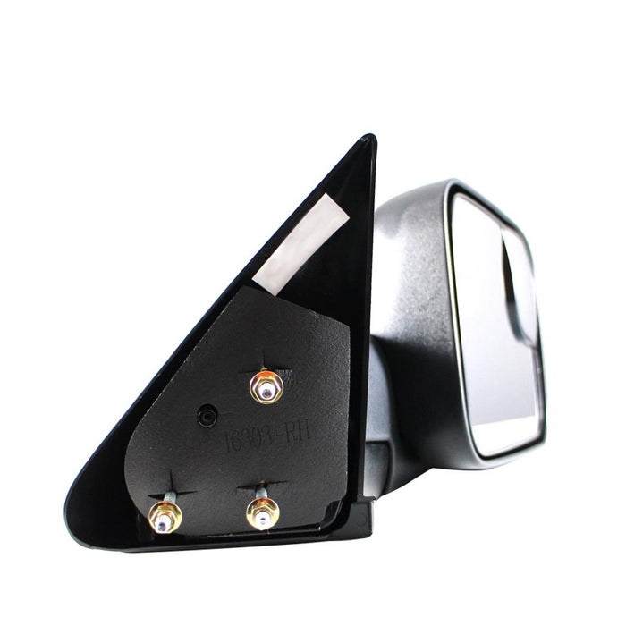 CarPartsDepot New Replacement Parts Front Right Passenger Side Manual Fold Out Design Side View Door Mirror Compatible With DODGE Compatible With RAM 1500 2500 3500 With Towing Package