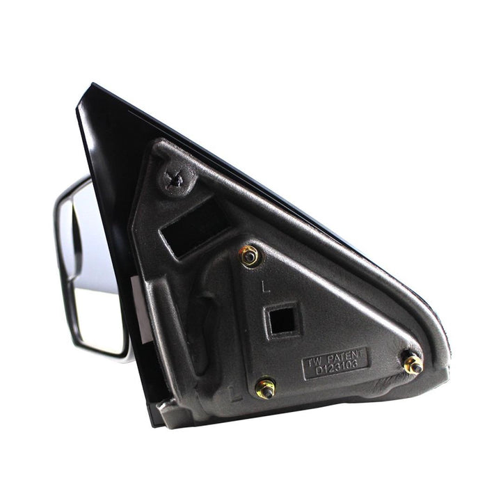Drivers Manual Tow Side Mirror 7x10 Flip-Up Textured Replacement for Dodge Pickup Truck 55077493AN