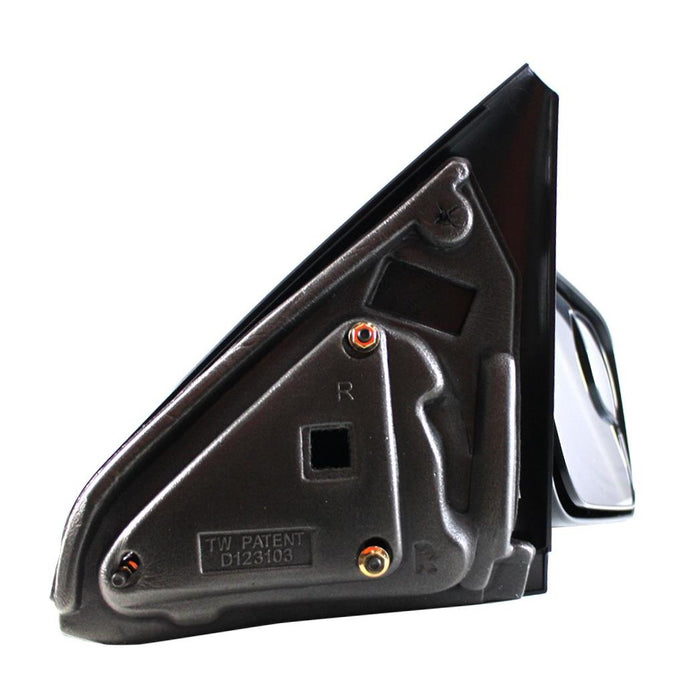 New Replacement Parts Front Right Passenger Side Manual Side View Door Mirror Compatible With DODGE Compatible With RAM 1500 2500 3500 With Towing Package Fits CH1321227 55077492AG