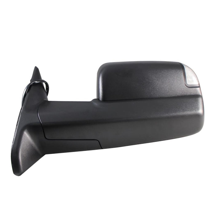 Drivers Power Side Tow Flip-Up Mirror Heated Signal Puddle Lamp Replacement for Dodge RAM Pickup Truck 55372069AF 55372071AI