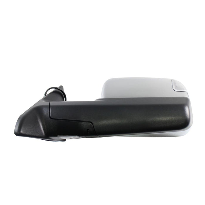 2013-2014 Compatible With RAM 1500 Front,Left Driver Side DOOR MIRROR CHROME WITH PUDDLE LAMP,WITH TEMP SENSOR TOWING TYPE,POWER,HEATED,WITH MEMORY,WITH SIGNAL LAMP