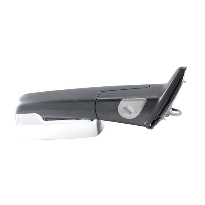 New Replacement Parts Front Right Passenger Side Power Heated With Puddle Lamp With Memory Chrome Side View Door Mirror Compatible With RAM 1500 2500 3500 Fits CH1321351 68142672AD