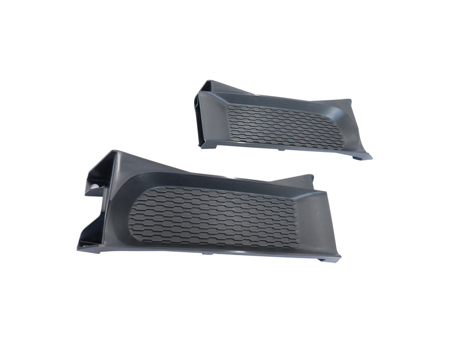 Front Bumper Filler Tow Hook Bezel Set ( Left & Right ) Compatible With Dodge Ram 1500 2013-2018 Ram 1500 Classic 2019-2020 Pickup Truck 13 14 15 16 17 18 19 20