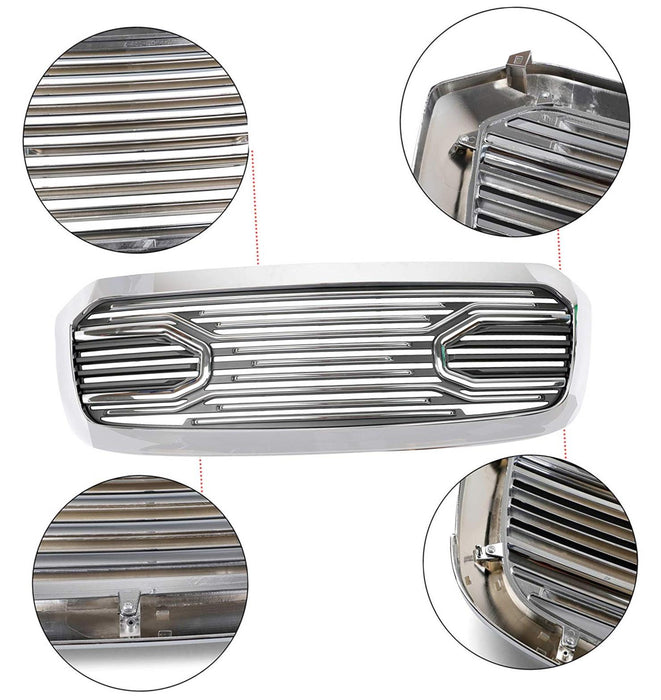 2013-2018 Compatible With DODGE Ram 1500 2019-2019 Compatible With DODGE Ram 1500 Classic Front Grille