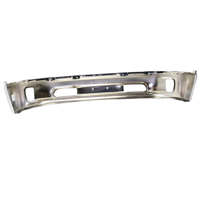 Front Lower Bumper For 2013-2016 Ram 1500 Chrome Steel w/fog light holes