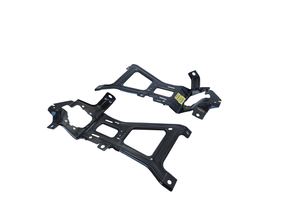 Front Bumper Bracket Steel Support Pair Set (LH+RH) Compatible With Dodge RAM 1500 2013-2020 RAM 1500 Classic 2019-2020 Pickup Truck 13 14 15 16 17 18 19 20