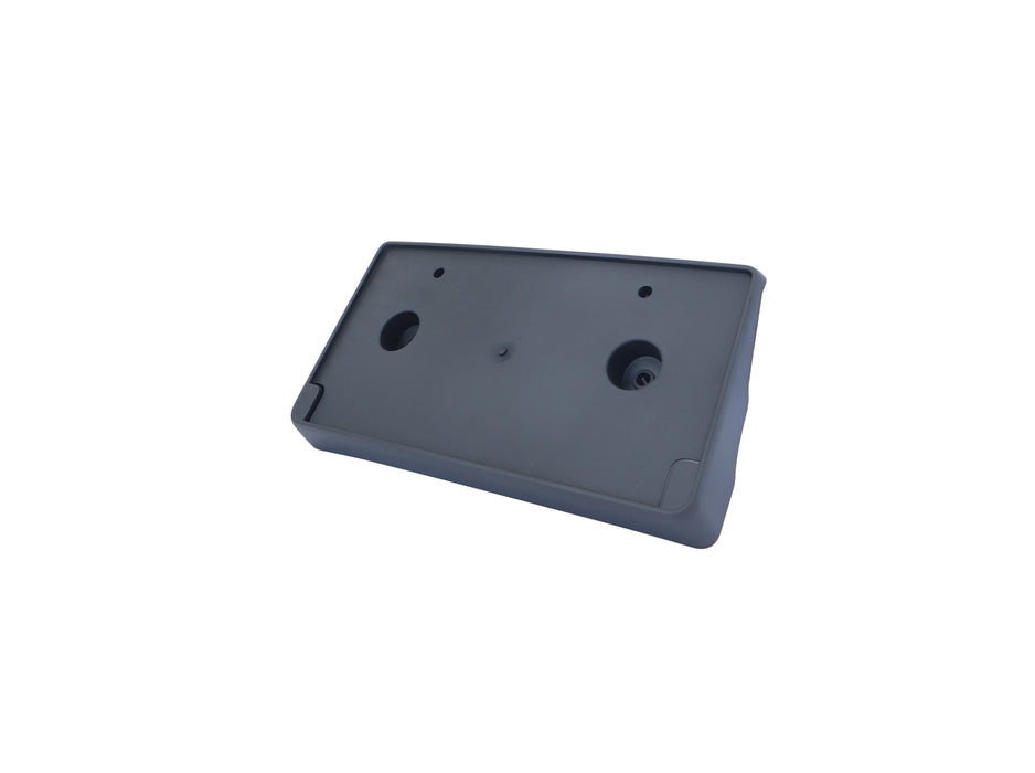 CarPartsDepot Front License Plate Bracket Tag Holder Textured Black Plastic Compatible with 1500 2019 2020 Fit 68274219AD Front