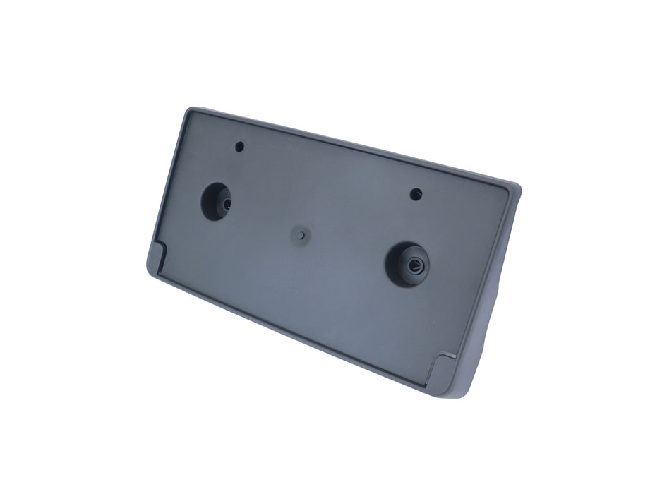 CarPartsDepot Front License Plate Bracket Tag Holder Textured Black Plastic Compatible with 1500 2019 2020 Fit 68274219AD Front