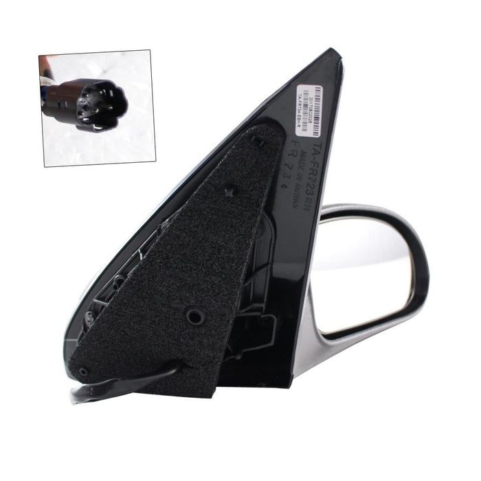 New Replacement Parts Front Right Passenger Side Power Remote Heated Textured Side View Door Mirror Compatible With FORD Focus Fits FO1321228 3S4Z17682AAB