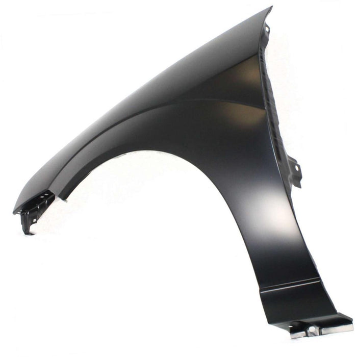 CarPartsDepot 371-18586-01-Ca, Front Fender Primered Black Steel Left