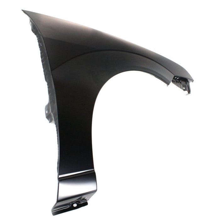 CarPartsDepot 371-18586-02-Ca, Front Fender Primered Black Steel Right