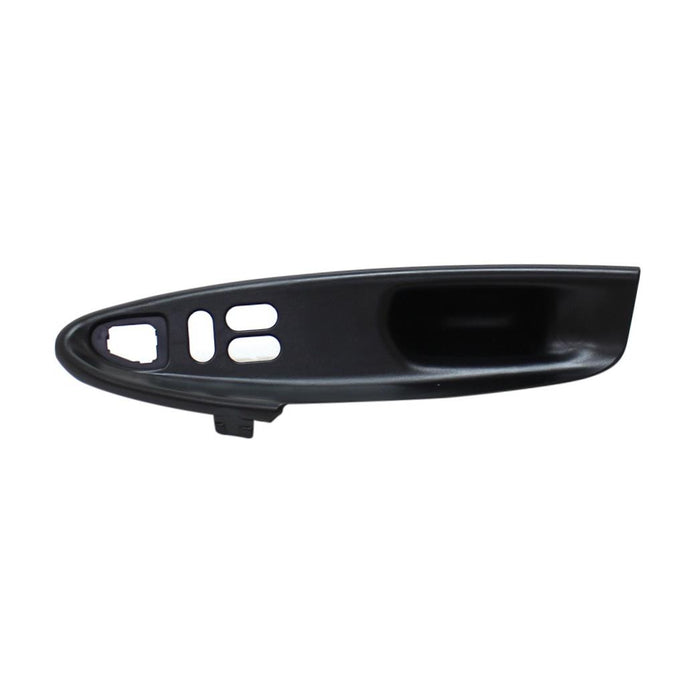 Window Switch Bezel compatible with Ford Mustang 94-98 Front Left Inside Textured Black Pull-Handle Repair Kit Plastic