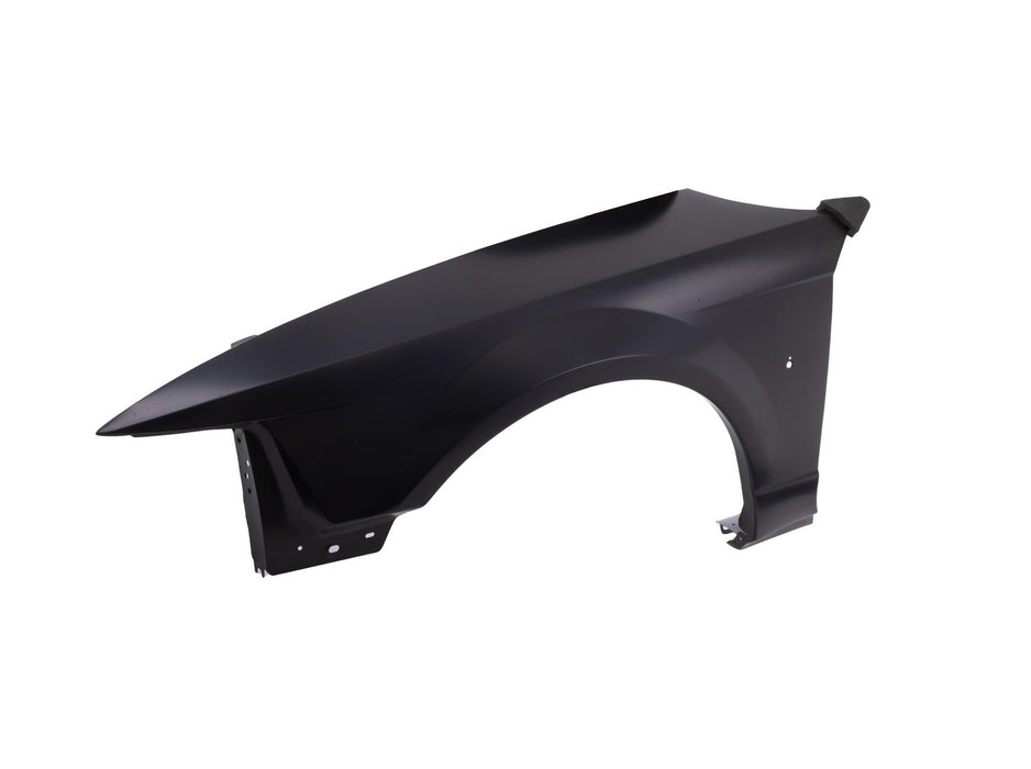 JustDrivably Replacement Parts Front Left Driver Side Fender Steel Compatible With Ford Mustang 1999 2000 2001 2002 2003 2004 Without Molding Holes With Body Cladding Holes