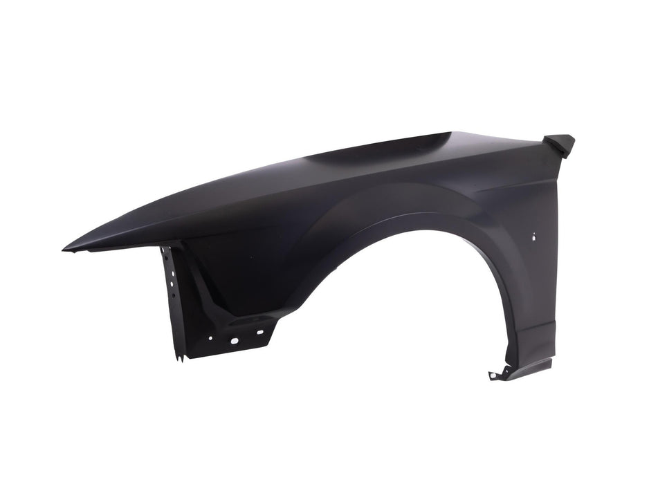 JustDrivably Replacement Parts Front Left Driver Side Fender Steel Compatible With Ford Mustang 1999 2000 2001 2002 2003 2004 Without Molding Holes With Body Cladding Holes