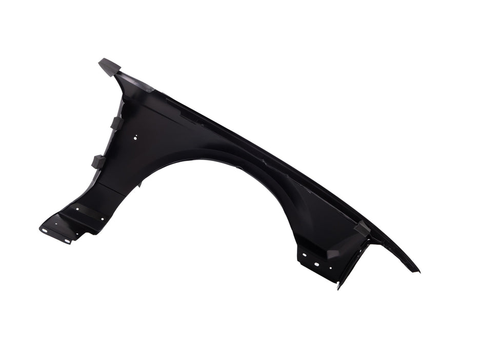 JustDrivably Replacement Parts Front Left Driver Side Fender Steel Compatible With Ford Mustang 1999 2000 2001 2002 2003 2004 Without Molding Holes With Body Cladding Holes