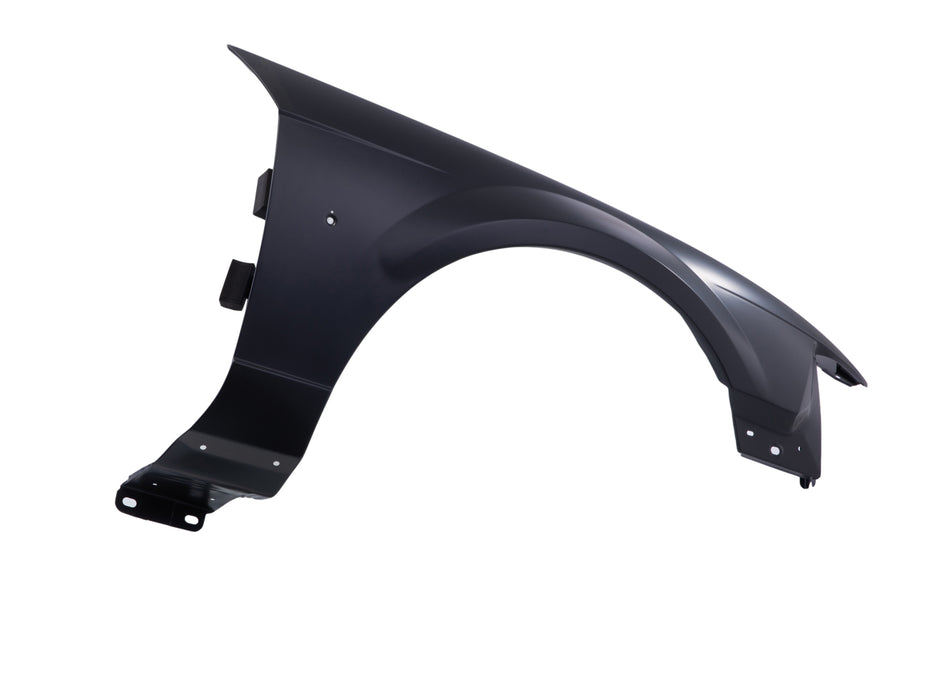 JustDrivably Replacement Parts Front Right Passenger Side Fender Steel Compatible With Ford Mustang 1999 2000 2001 2002 2003 2004 Without Molding Holes With Body Cladding Holes