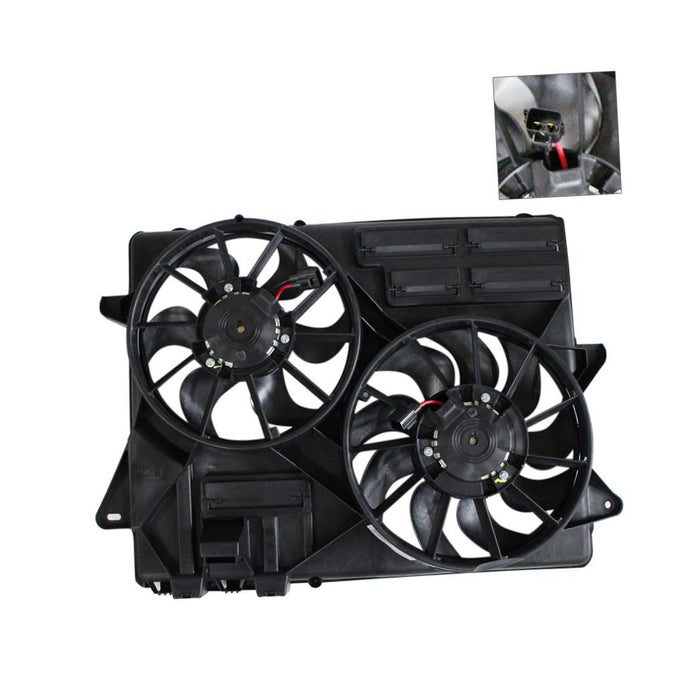 New Replacement Parts Front Radiator Cooling Fan Compatible With FORD Mustang Fits FO3115205 FR3Z8C607A