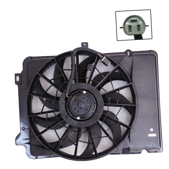 CPP Radiator Cooling Fan Assembly for 92-95 Ford Taurus, Mercury Sable FO3115114