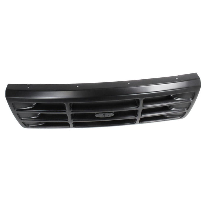 CarPartsDepot, Front Grille Black Full-Size Truck Unprimed, 400-18128-PM FO1200173 F4TZ8200A