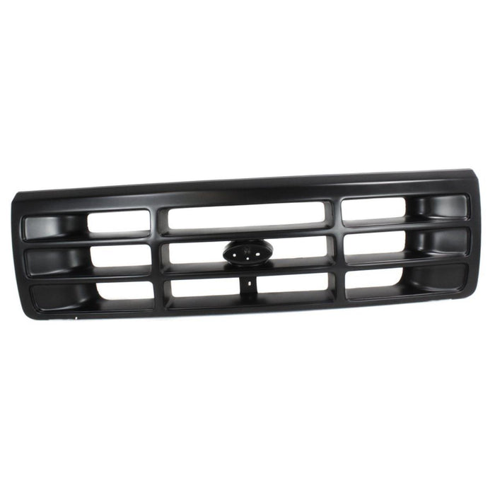 CarPartsDepot, Front Grille Black Full-Size Truck Unprimed, 400-18128-PM FO1200173 F4TZ8200A