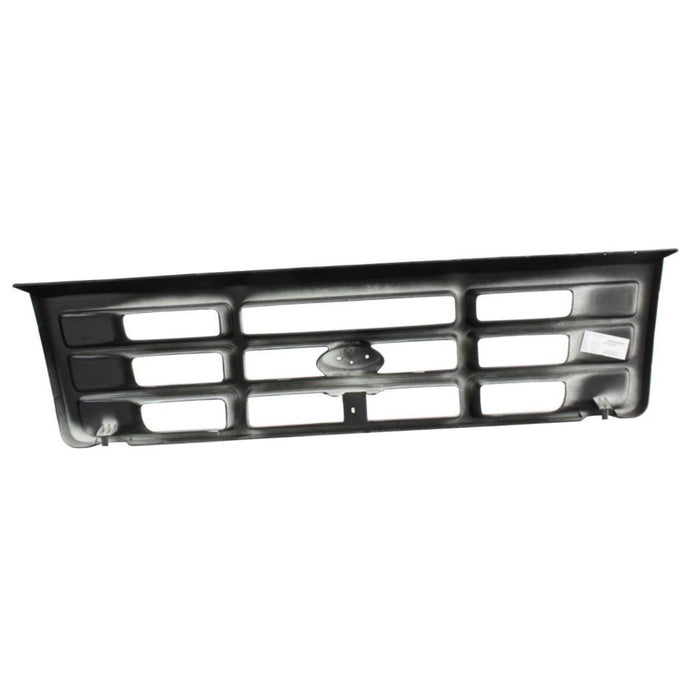 CarPartsDepot, Front Grille Black Full-Size Truck Unprimed, 400-18128-PM FO1200173 F4TZ8200A