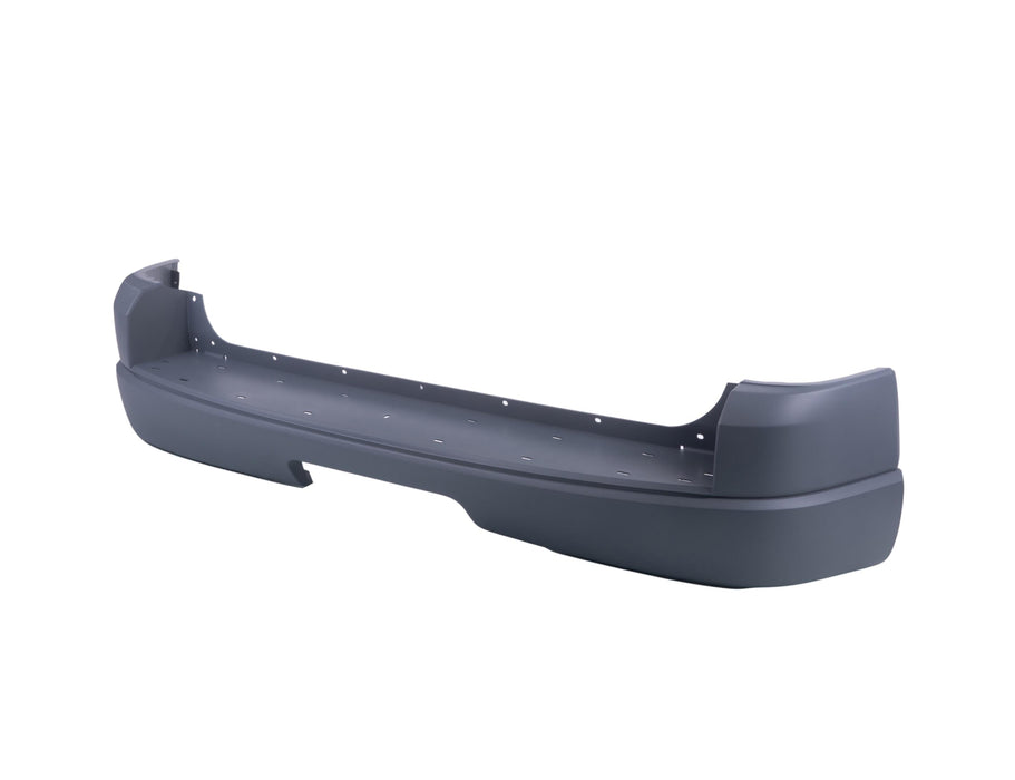 CarPartsDepot 352-181837-20, 4Dr Rear Bumper Upper Partial Primered Cover Text Gray Wo Sensor