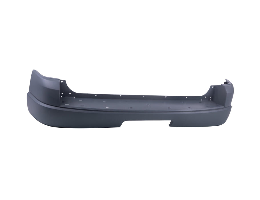 CarPartsDepot 352-181837-20, 4Dr Rear Bumper Upper Partial Primered Cover Text Gray Wo Sensor