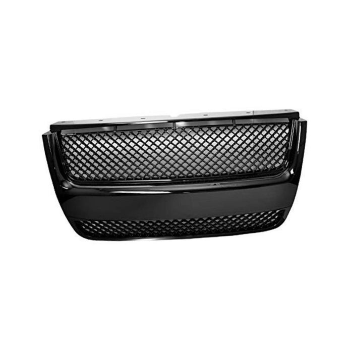 2007-2010 Compatible With FORD Explorer Sport Trac Front GRILLE Mesh Glossy Black