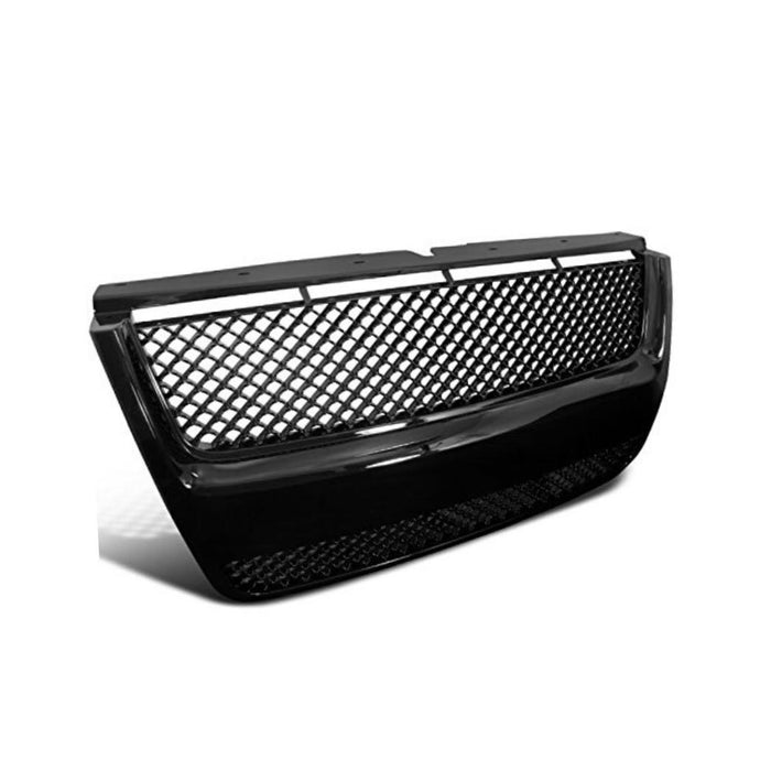 2007-2010 Compatible With FORD Explorer Sport Trac Front GRILLE Mesh Glossy Black