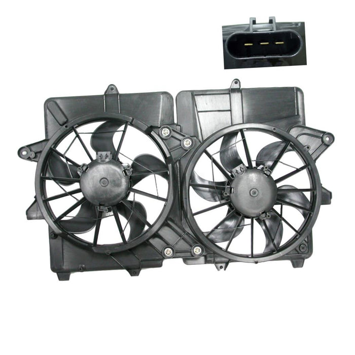 New Replacement Parts Front Radiator Cooling Fan Compatible With FORD Escape Fits FO3115159 5L8Z8C607BF