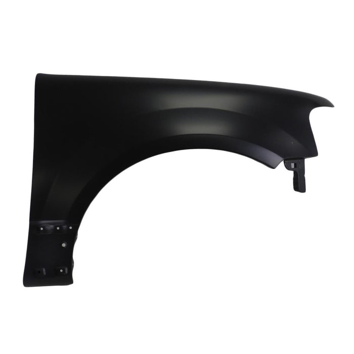 CarPartsDepot, Front Passenger Right Side Primed Fender Panel Without Flare Hole RH, 371-18463-02 FO1241229 2L1Z16005CA