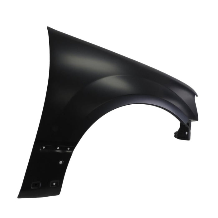 CarPartsDepot, Front Passenger Right Side Primed Fender Panel Without Flare Hole RH, 371-18463-02 FO1241229 2L1Z16005CA