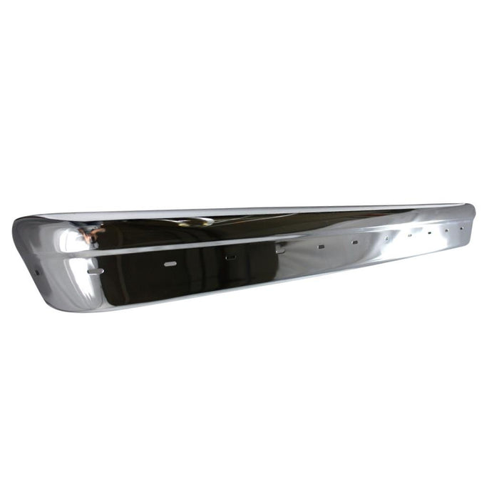 New Replacement Parts Rear Chrome Bumper Face Bar W/O Sensors Hole With Pad Hole Compatible With FORD E-150 E-250 E-350 Club Wagon Econoline Super Duty Fits FO1102302 7C2Z17906F 05-07