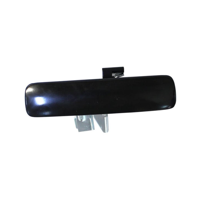 Exterior Door Handle compatible with ECONOLINE VAN 92-07 Rear RH=LH Outside Hinged Door Front Smooth Black Plastic