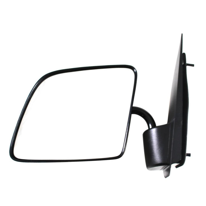 1992-2006 Ford Econoline Van E150, E250, E350 Manual Black Textured (Goose Neck Style) Folding Rear View Mirror Left Driver Side (1992 92 1993 93 1994 94 1995 95 1996 96 1997 97 1998 98 1999 99 2000 00 2001 01 2002 02 2003 03 2004 04 2005 05 2006 06)