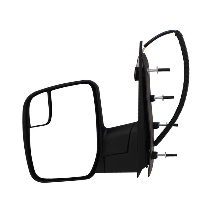 Front Left Driver Side Power Sail Type With Integrated Spotter Textured Side View Door Mirror Compatible With FORD E-150 E-250 E-350 E-450 Econoline Fits FO1320396 AC2Z17683AA