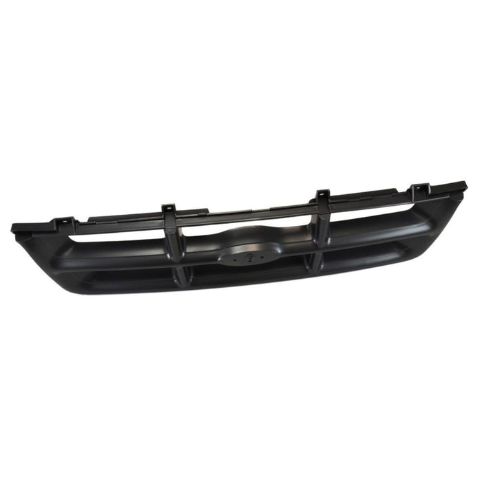 CarPartsDepot, Front Grille Raw Matte Black Frame Flareside 2WD, 400-18812 FO1200313 F37Z8200G