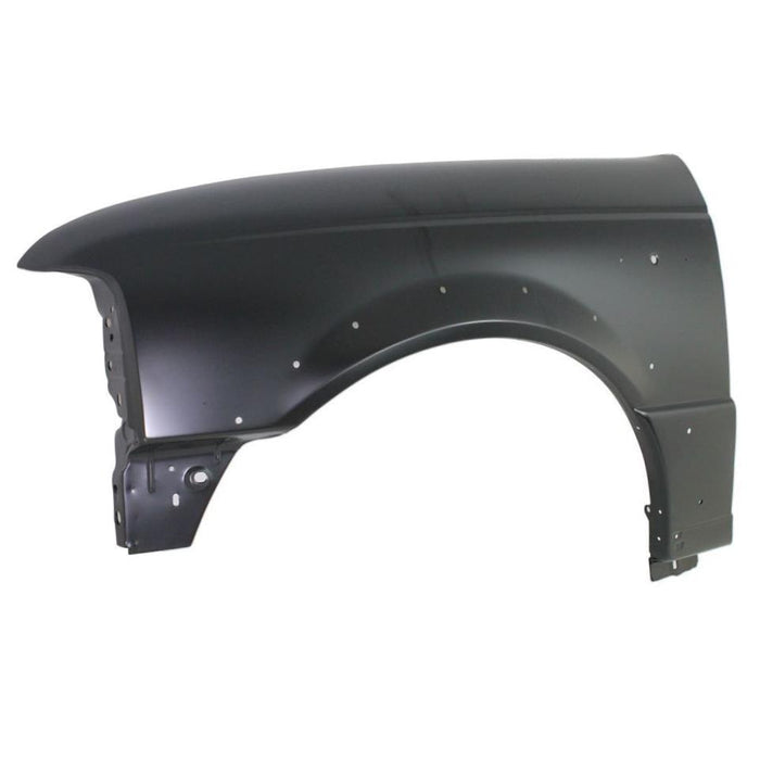 CarPartsDepot FENDER LH W/WHEEL OPNG MLDG HOLE