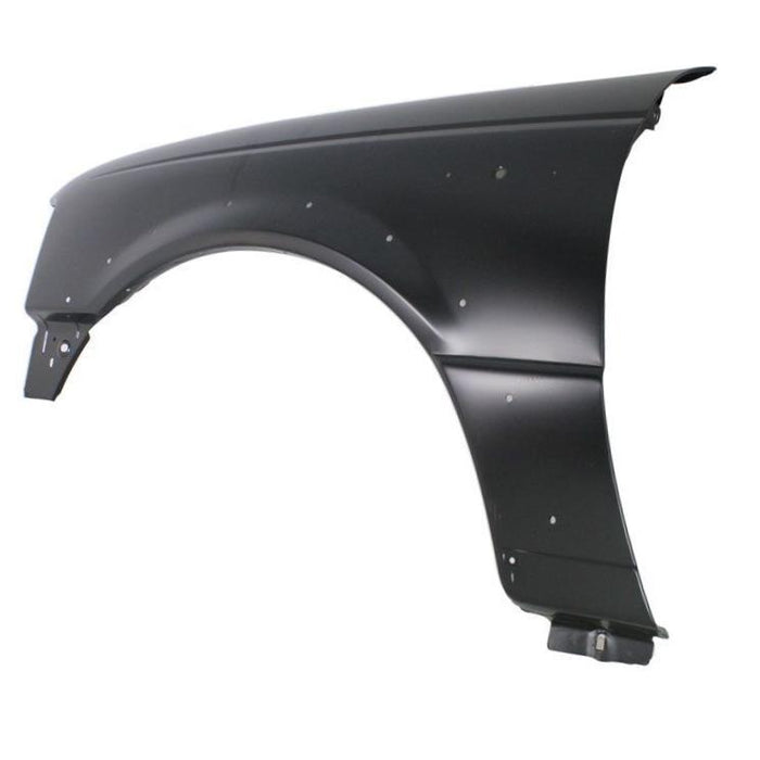 CarPartsDepot FENDER LH W/WHEEL OPNG MLDG HOLE