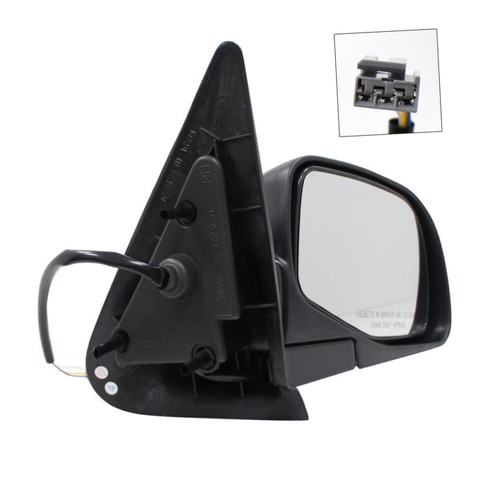 JustDrivably Replacement Parts Front Right Passenger Side Door Mirror Outside Rear View Compatible With Ford Ranger 1993-2005 Pickup Truck