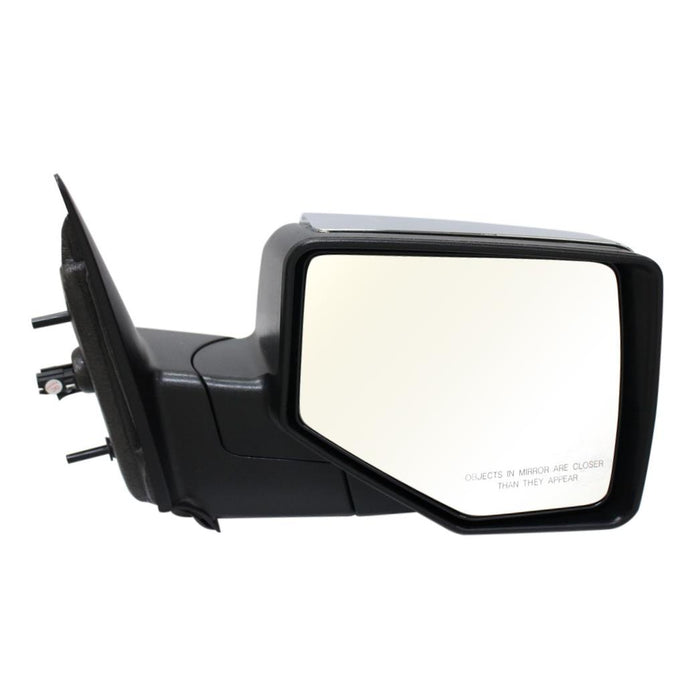 2006 2007 2008 2009 2010 2011 Ford Ranger Pickup Truck Power Unheated Manual Folding Chrome Cap Unheated Rear View Mirror Right Passenger Side (06 07 08 09 10 11)