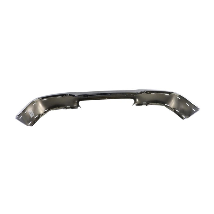 Front Bumper Compatible with 1998-2000 Ford Ranger Chrome Styleside with Pad Holes