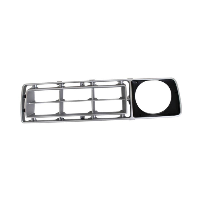 New Front Right Passenger Side Argent Grille Grill Compatible With FORD F-150 Pickup Truck Fits FO1200106 D6TZ8150A