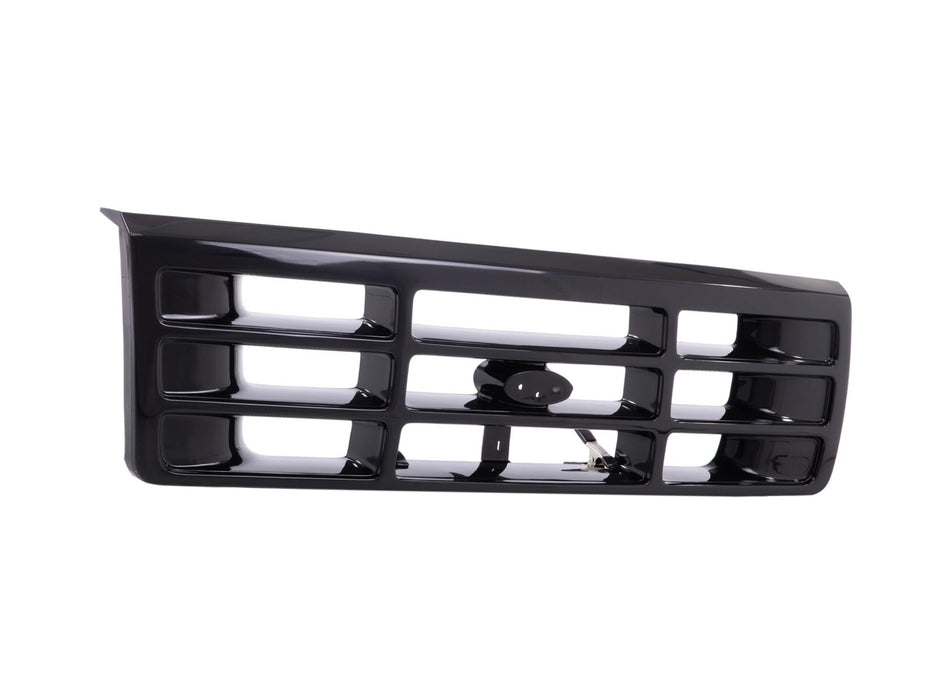 JustDrivably Replacement Parts Front Grille Grill Assembly Compatible With Ford F Series Pickup Truck F150 F250 F350 1992-1997 / Bronco 1992-1996 / Lobo 1997